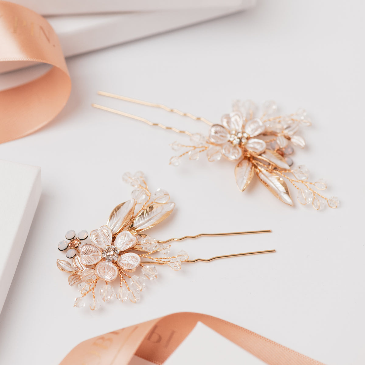 Kira - Gold Bridal Hair Pins – The Bobby Pin