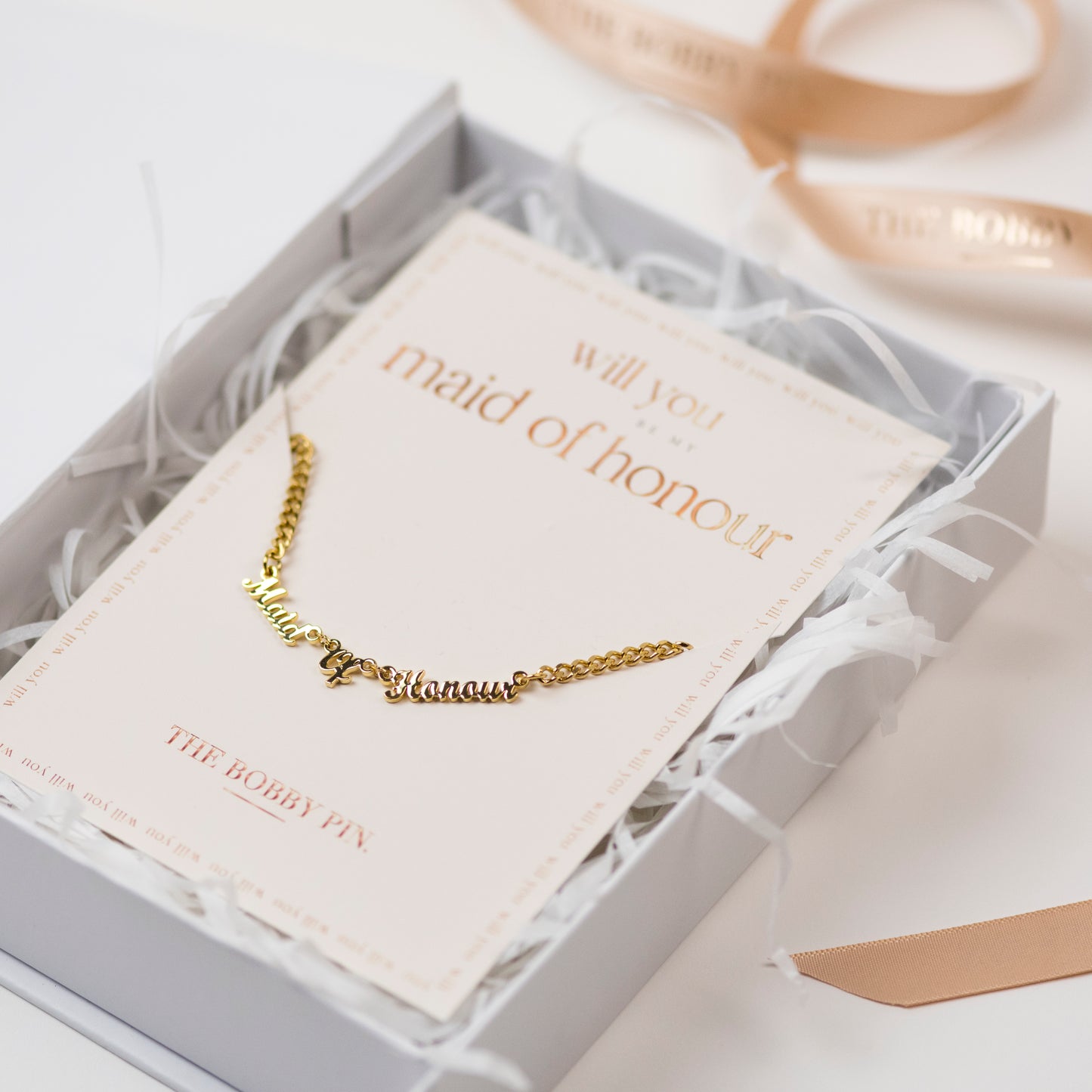 Maid Of Honour Necklace Proposal