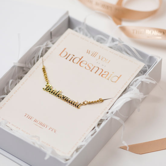 Load image into Gallery viewer, Bridesmaid Necklace Proposal
