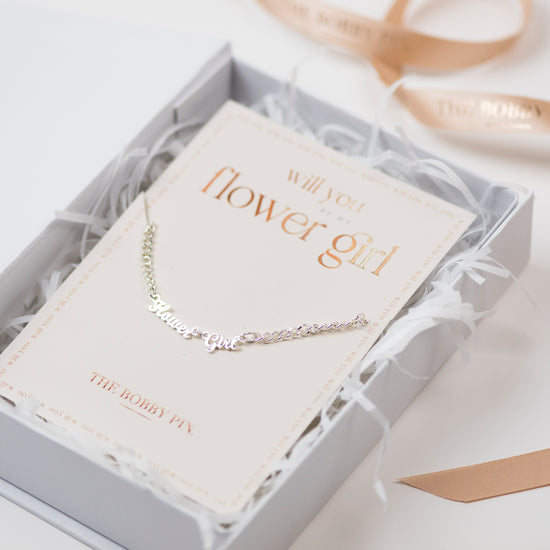 Load image into Gallery viewer, Flower Girl Necklace Proposal

