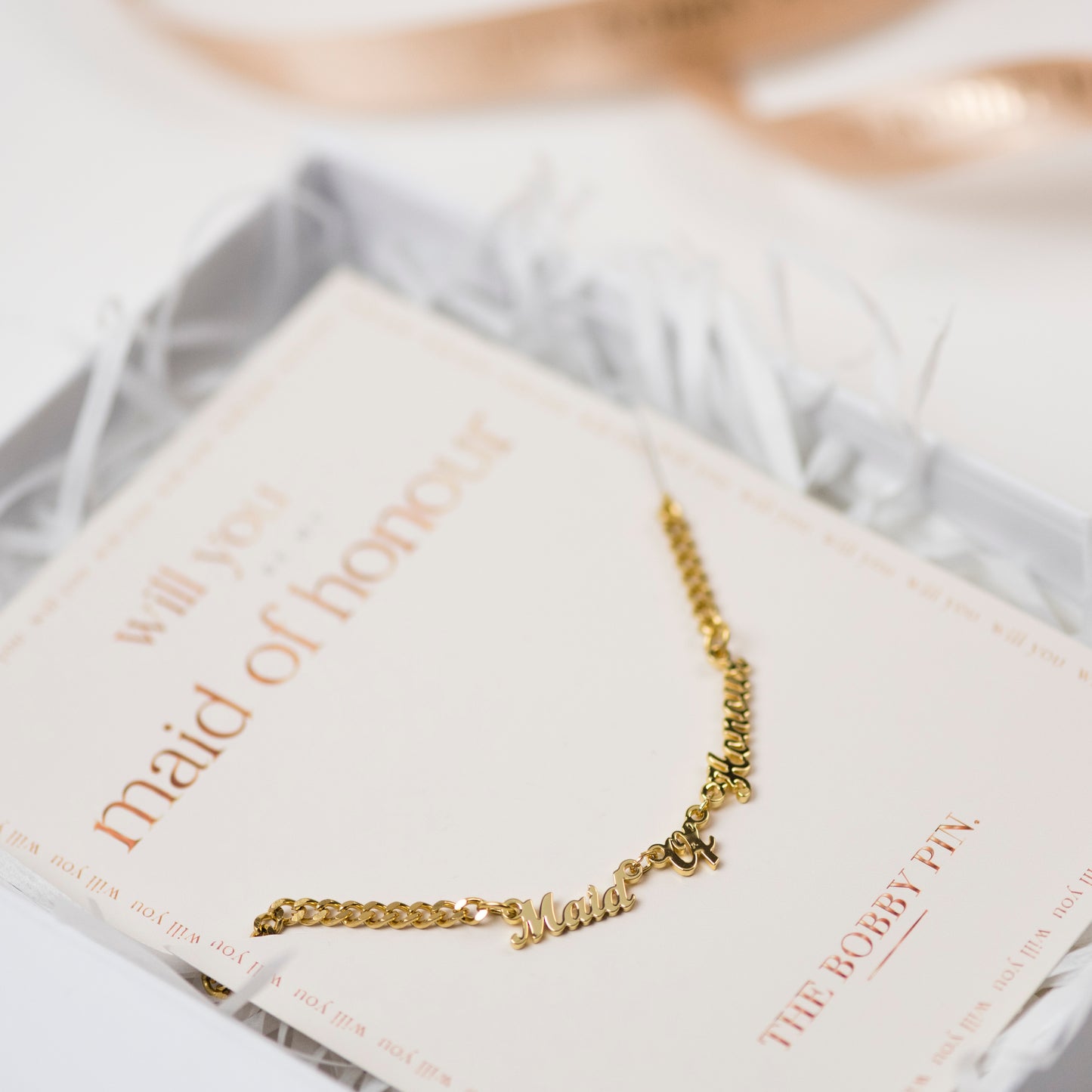 Gold Maid of Honor Necklace, Maid of Honor Jewelry, Gold Initial,  Personalized Necklace, Leaf Necklace, Bridesmaid Necklace, Free Shipping -  Etsy
