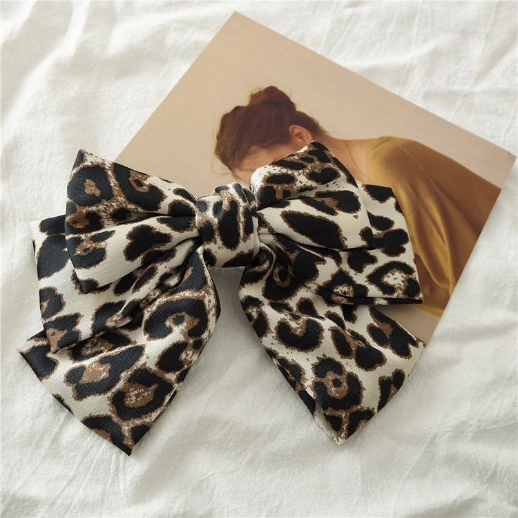 Leopard Print Bows